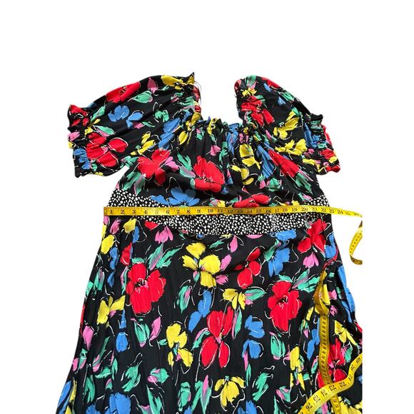 NWT Rixo Floral Off Shoulder Maxi Dress - Size 24/26 - Picture 6 of 15